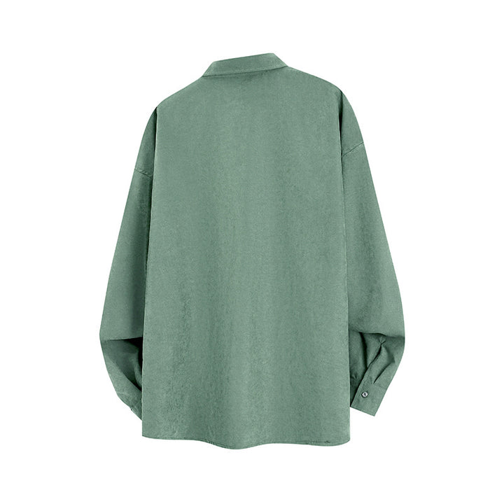 Damen Lätt Overshirt-jacka i mjukt tyg med praktiska fickor Mirla-Eva Jonsson