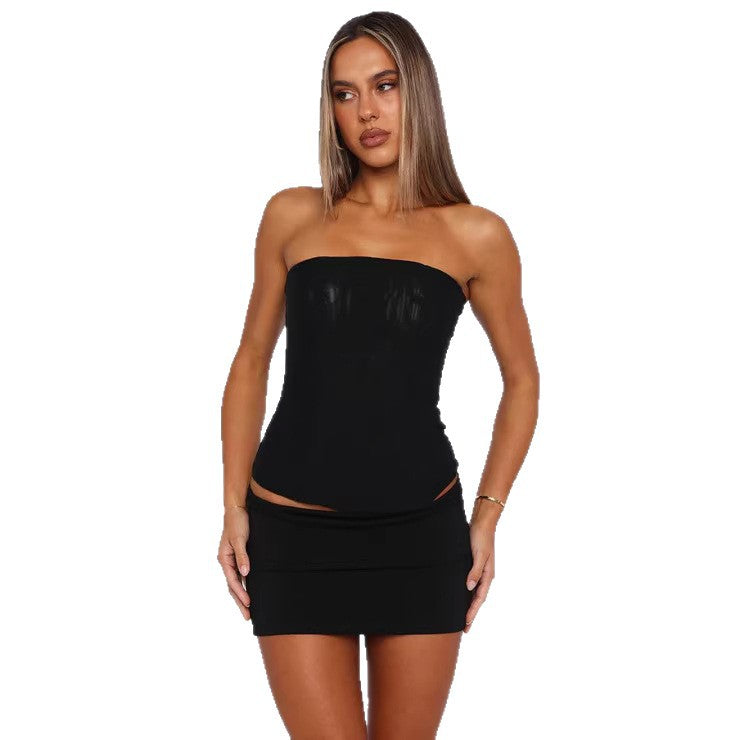 Damen Lingerie-Kleid mit eleganten Fransen und transparentem Oberteil Mirla-Eva Jonsson