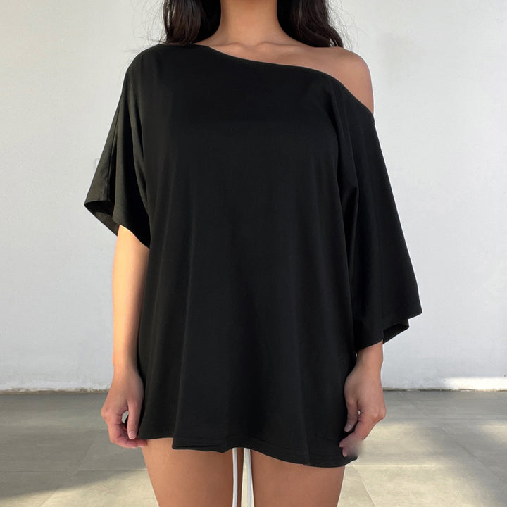Damen Loose Top mit modischem Reißverschluss-Design Mirla-Eva Jonsson