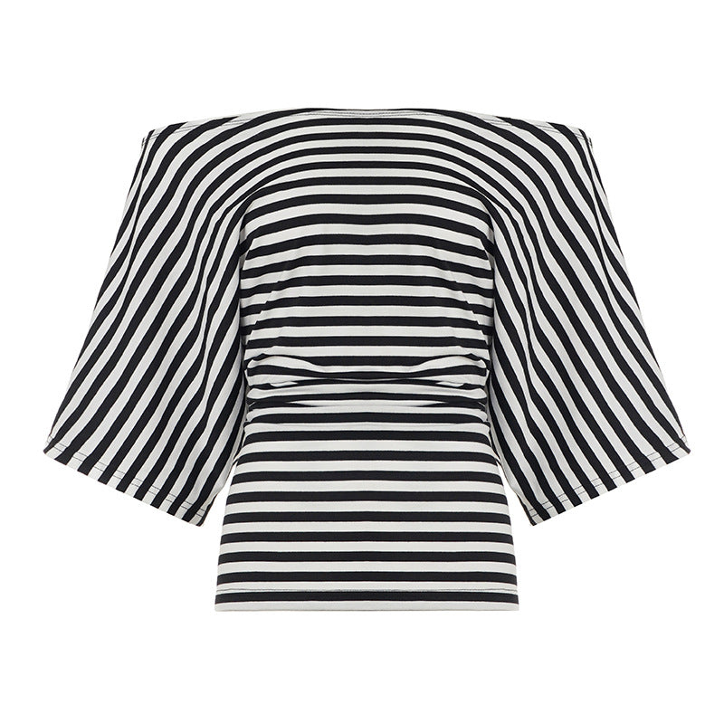 Damen Loose Top mit modischem Reißverschluss-Design Mirla-Eva Jonsson
