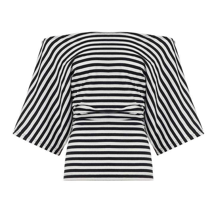 Damen Loose Top mit modischem Reißverschluss-Design Mirla-Eva Jonsson