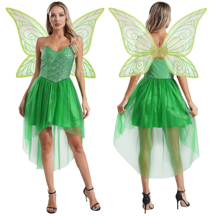 Damen Märchenhaftes Elfenkleid mit schimmernden Details und voluminösem Tüllsaum Mirla-Eva Jonsson