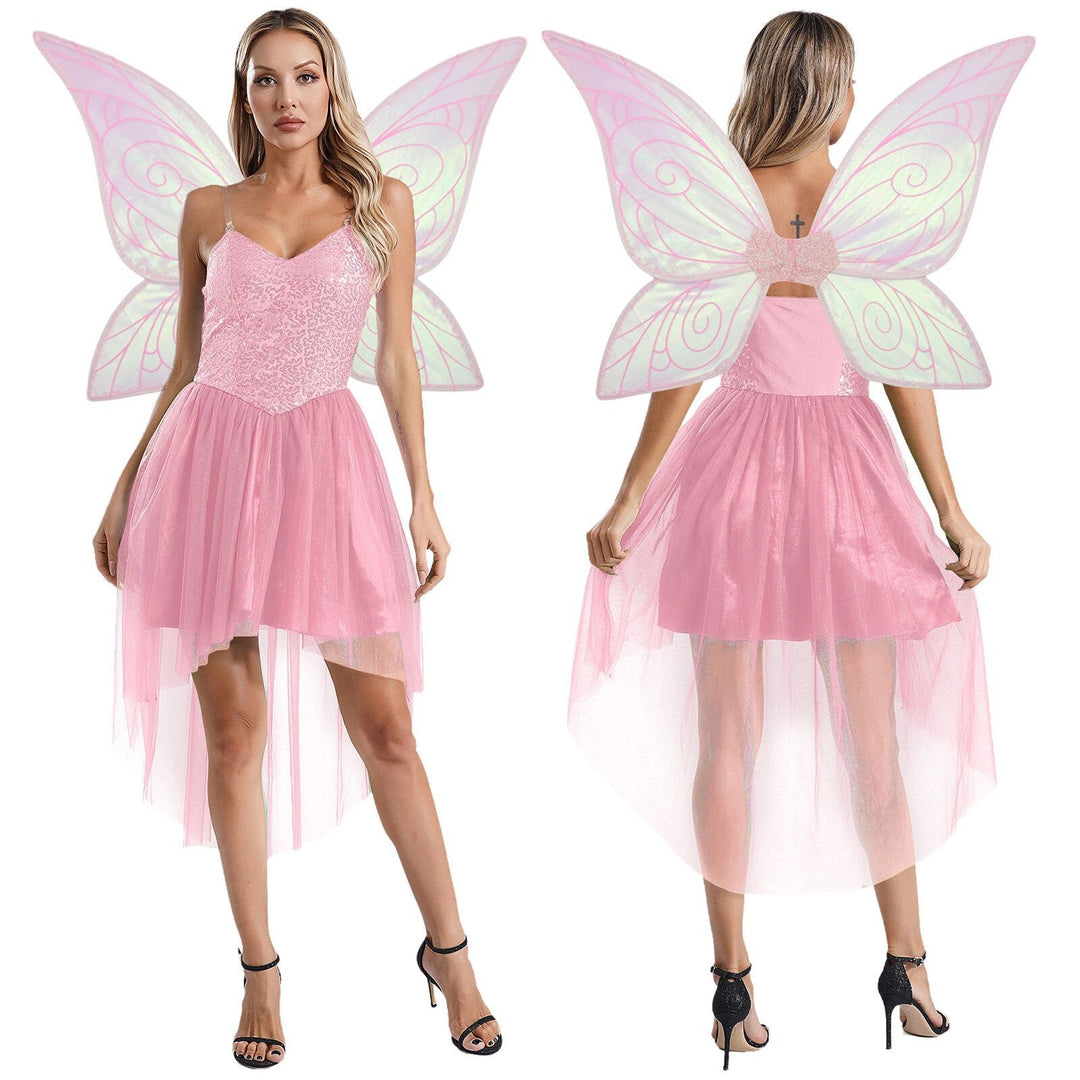 Damen Märchenhaftes Elfenkleid mit schimmernden Details und voluminösem Tüllsaum Mirla-Eva Jonsson