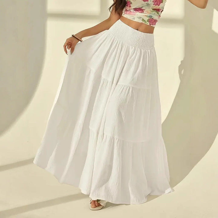 Damen Maxi-Rock mit voluminöst lagerdesign Mirla-Eva Jonsson
