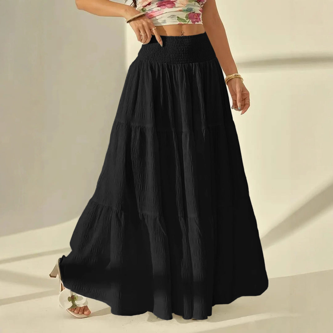Damen Maxi-Rock mit voluminöst lagerdesign Mirla-Eva Jonsson