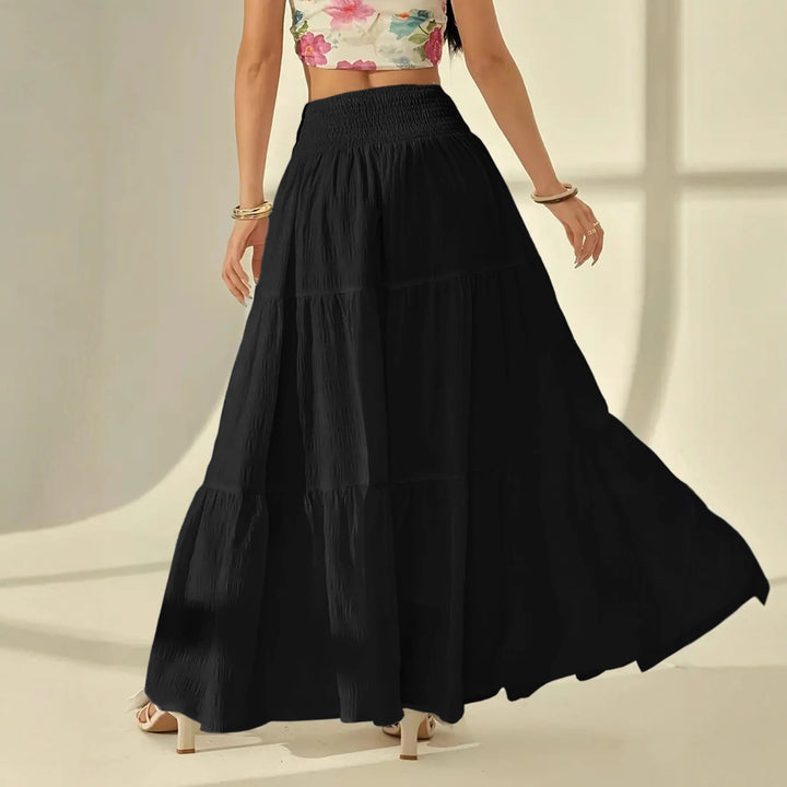 Damen Maxi-Rock mit voluminöst lagerdesign Mirla-Eva Jonsson