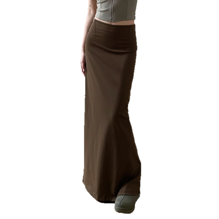Damen Maxi-Skirt with elegant slit and softly flowing fabric Mirla-Eva Jonsson
