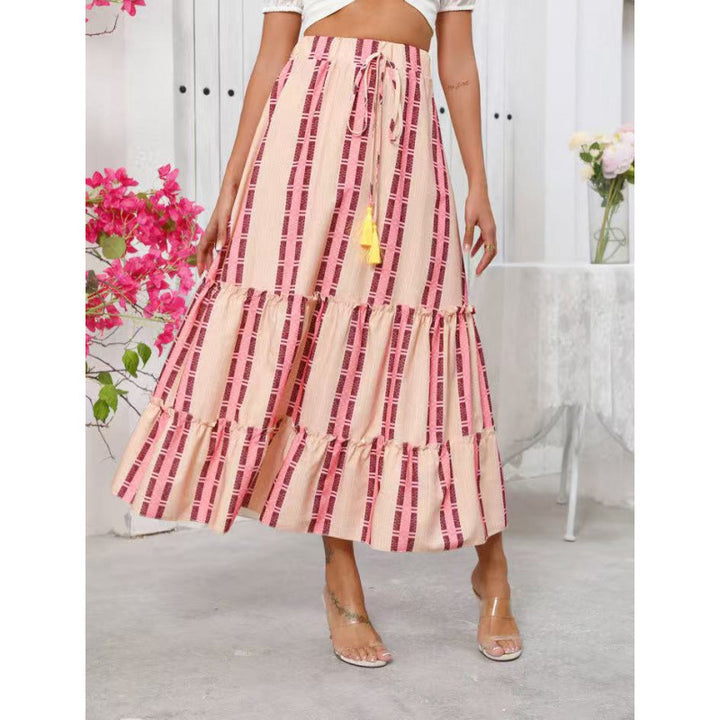 Damen Maxi-Skirt with voluminous ruffle details and ankle-length fit Mirla-Eva Jonsson