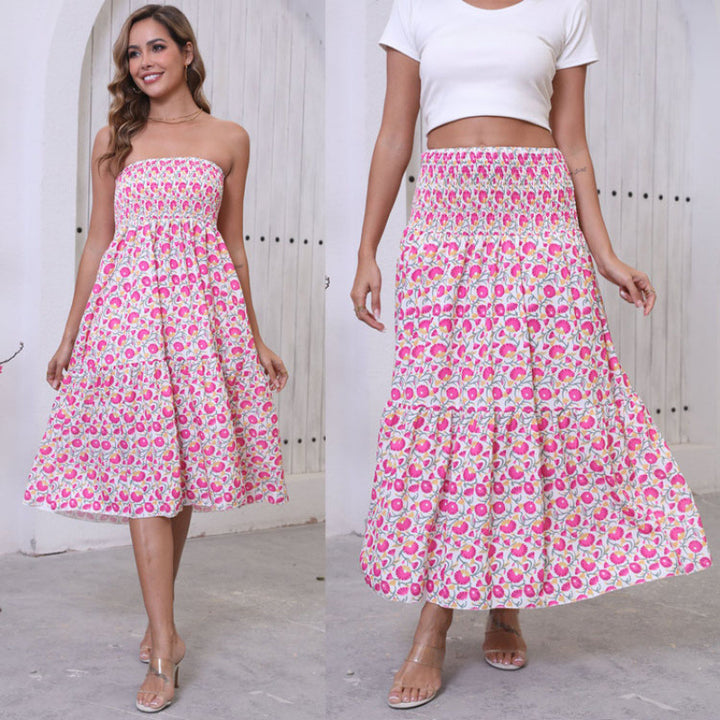 Damen Maxi-Skirt with voluminous ruffle details and ankle-length fit Mirla-Eva Jonsson