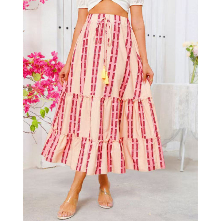 Damen Maxi-Skirt with voluminous ruffle details and ankle-length fit Mirla-Eva Jonsson