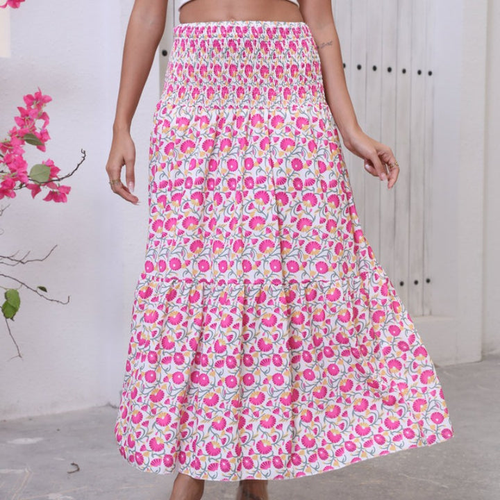 Damen Maxi-Skirt with voluminous ruffle details and ankle-length fit Mirla-Eva Jonsson