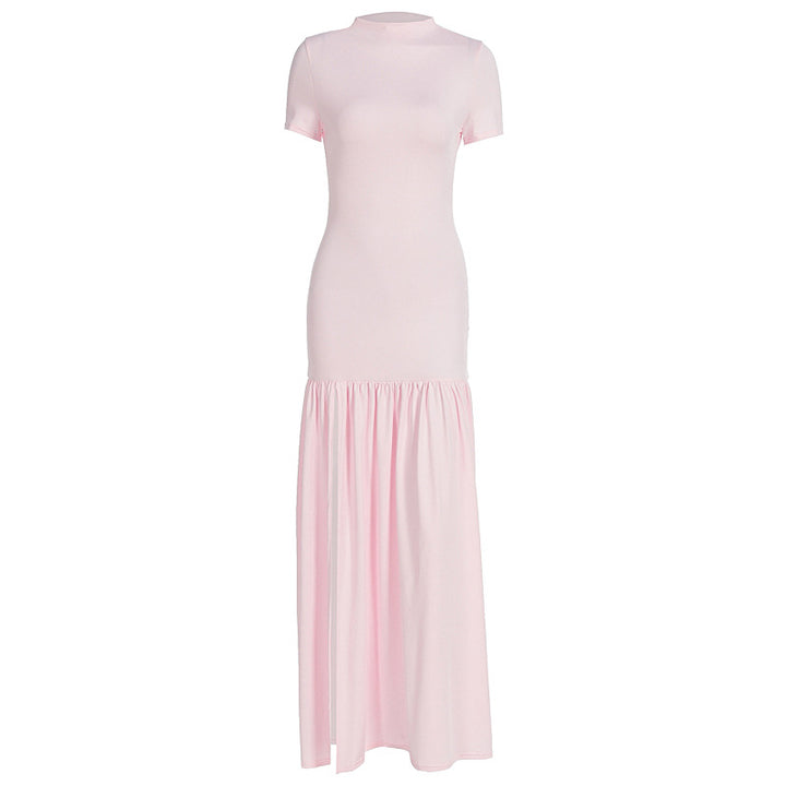 Damen Maxi-kjol med elegant halvlång ärm och voluminös kjol Mirla-Eva Jonsson