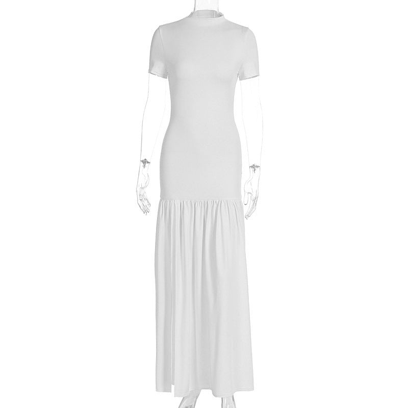 Damen Maxi-kjol med elegant halvlång ärm och voluminös kjol Mirla-Eva Jonsson