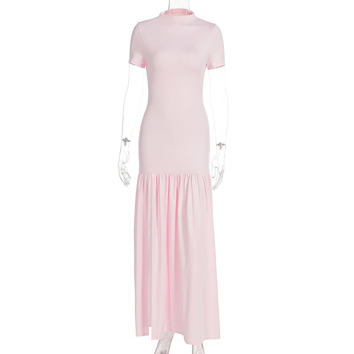Damen Maxi-kjol med elegant halvlång ärm och voluminös kjol Mirla-Eva Jonsson