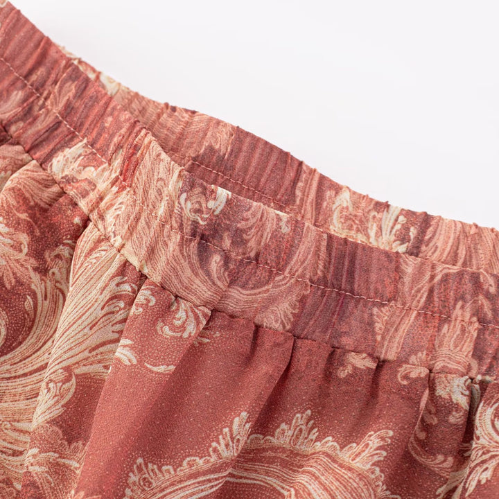 Damen Maxi-kjol med voluminöst lagerdesign Mirla-Eva Jonsson