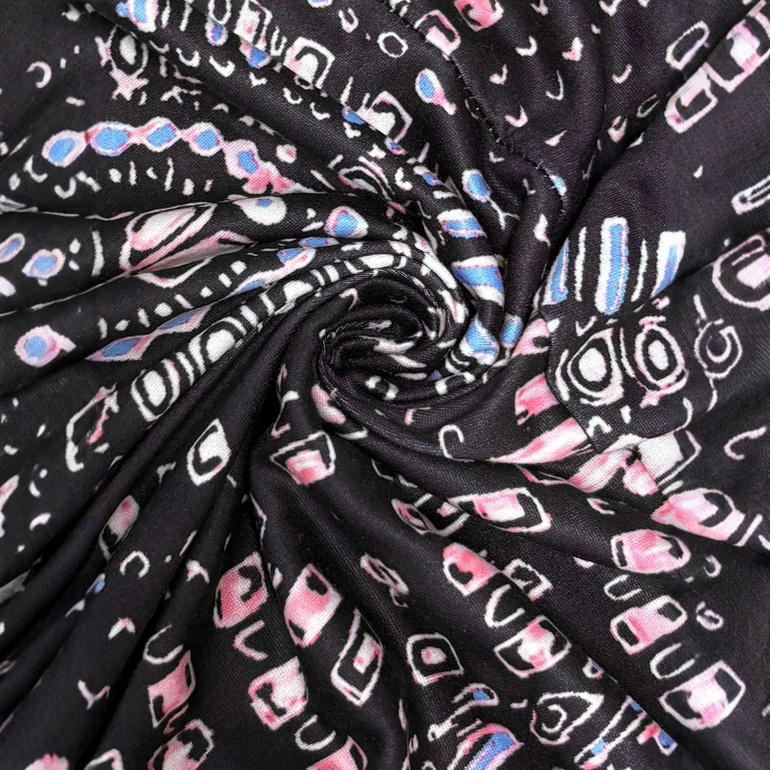 Damen Maxi-klänning med blommig design och smickrande V-hals Mirla-Eva Jonsson