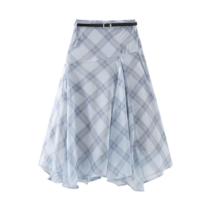Damen Midikleid mit schwingendem Rock und Gürteldetails Mirla-Eva Jonsson