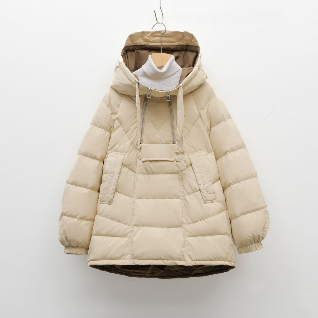 Damen Modische Steppjacke mit hohem Kragen und funktionalen Taschen Mirla-Eva Jonsson