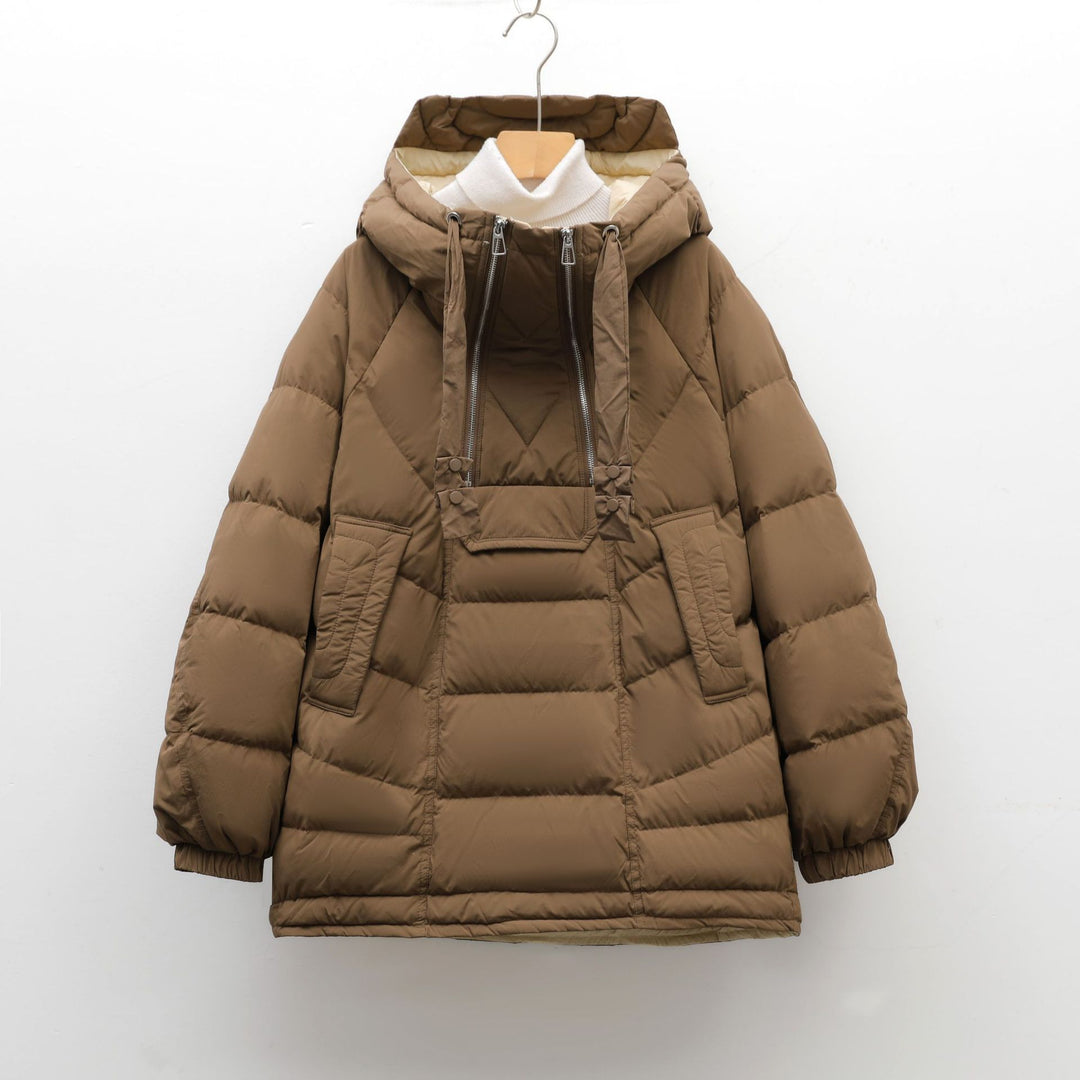 Damen Modische Steppjacke mit hohem Kragen und funktionalen Taschen Mirla-Eva Jonsson