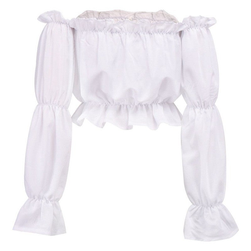 Damen Off-Shoulder Bluse mit Rüschendetails Mirla-Eva Jonsson