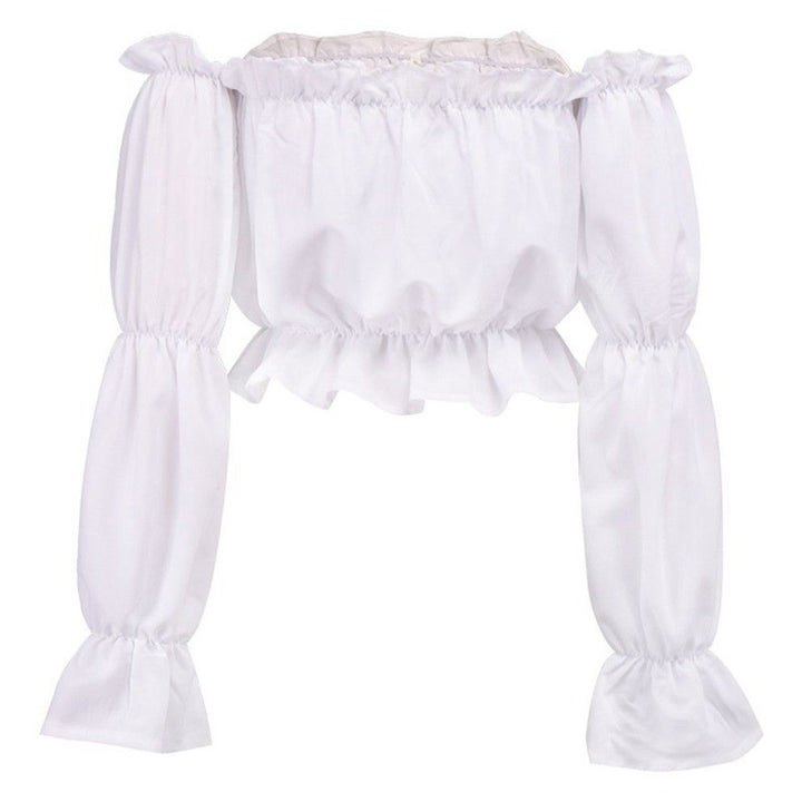 Damen Off-Shoulder Bluse mit Rüschendetails Mirla-Eva Jonsson