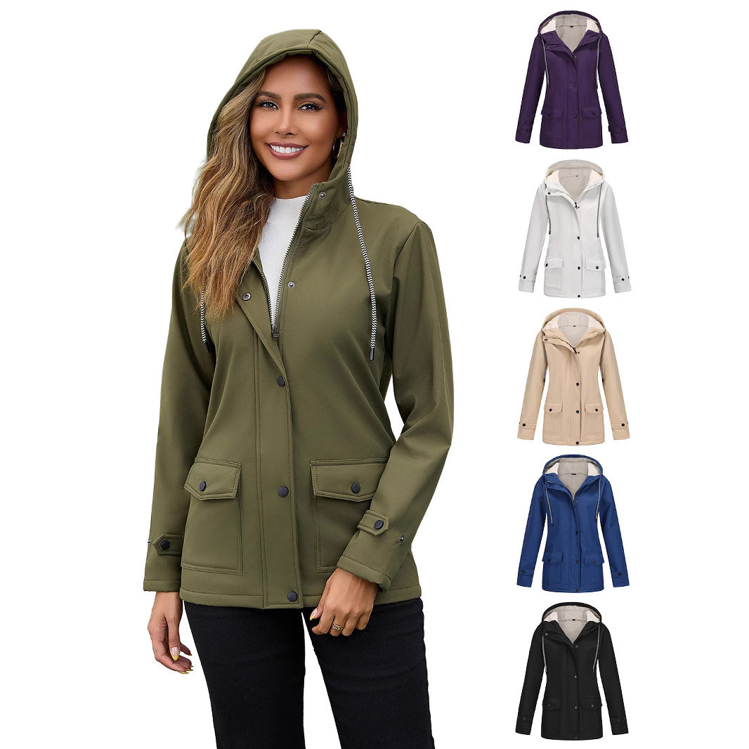 Damen Outdoor-jacka med mjukt innerfoder och praktiska fickor Mirla-Eva Jonsson