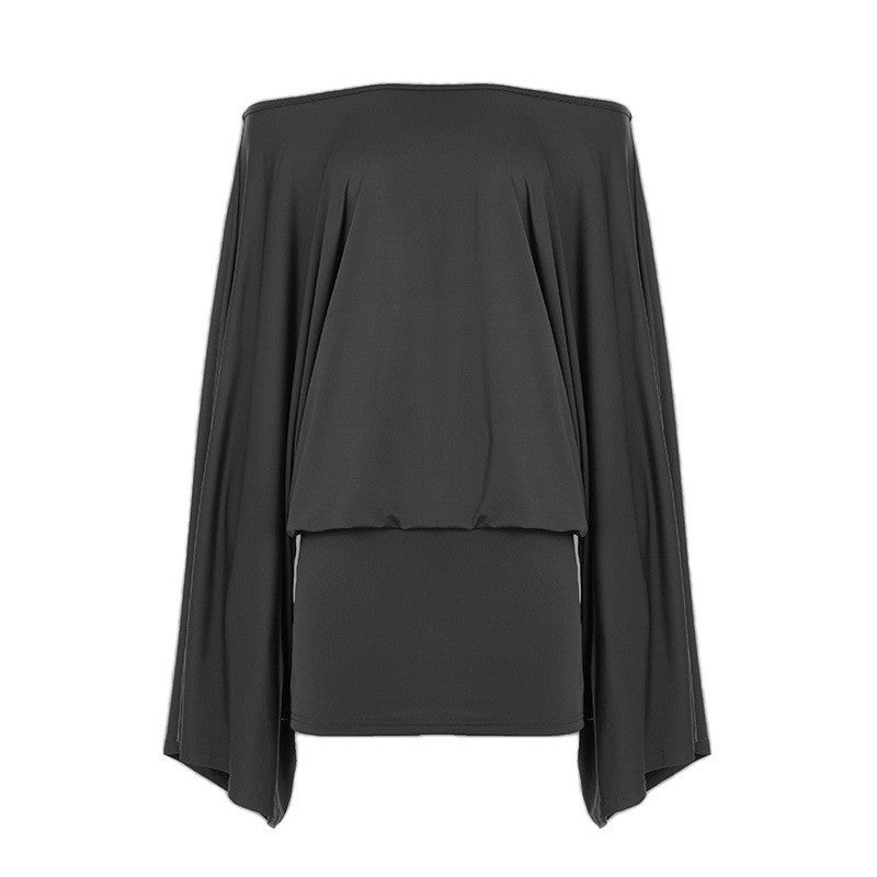 Damen Oversize-Top mit weiten Ärmeln und elastischem Bund Mirla-Eva Jonsson