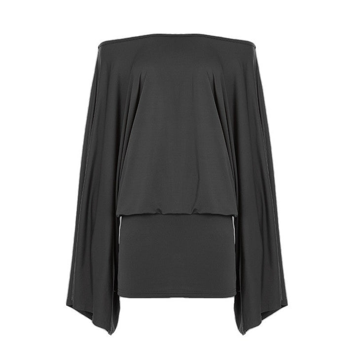 Damen Oversize-Top mit weiten Ärmeln und elastischem Bund Mirla-Eva Jonsson