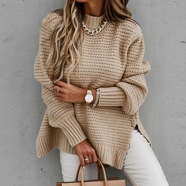 Damen Oversized Pullover mit strukturiertem Strick Eva Jonsson-Eva Jonsson