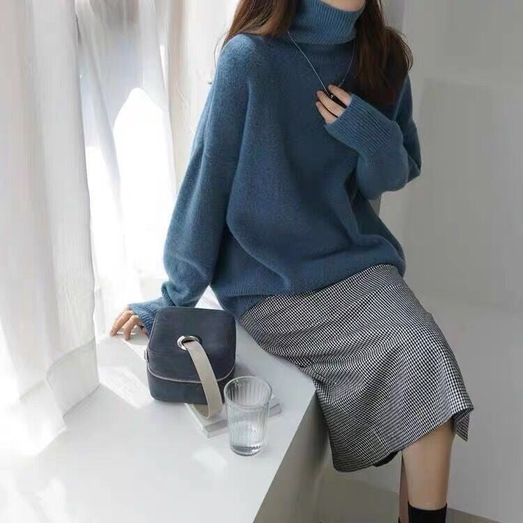 Damen Oversized Rollkragenpullover aus weichem Material Mirla-Eva Jonsson
