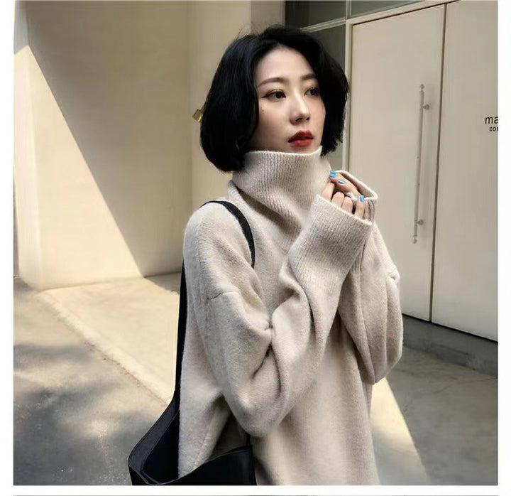 Damen Oversized Rollkragenpullover aus weichem Material Mirla-Eva Jonsson