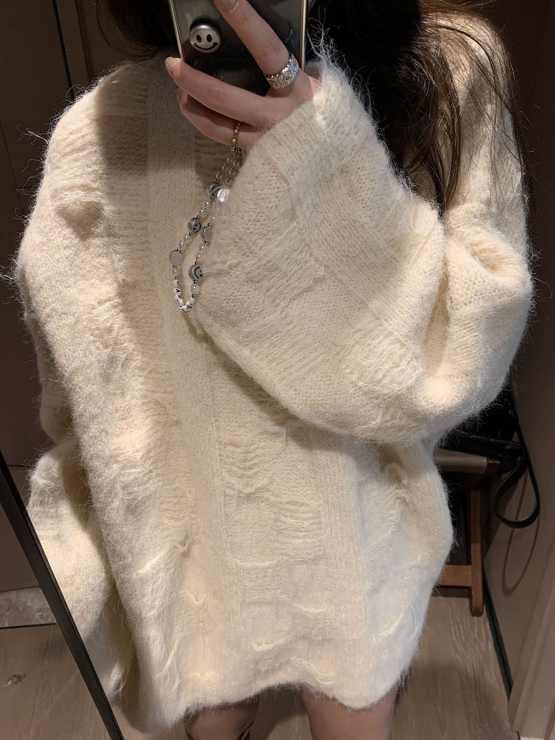 Damen Oversized Strickpullover im lässigen Pullover-Stil Mirla-Eva Jonsson