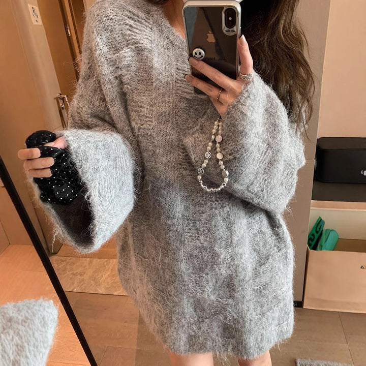 Damen Oversized Strickpullover im lässigen Pullover-Stil Mirla-Eva Jonsson