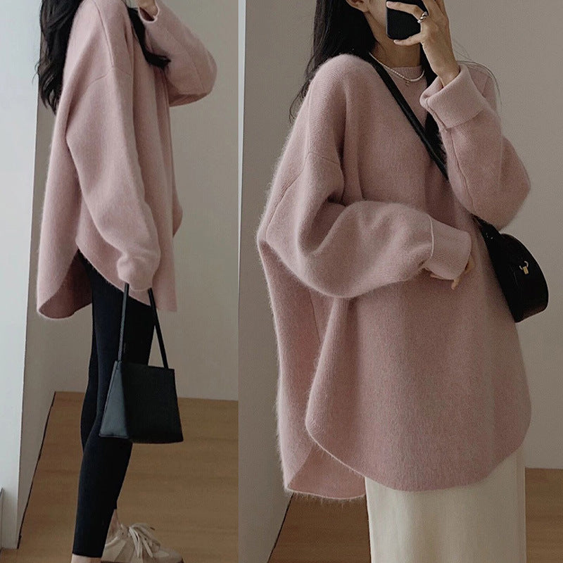 Damen Oversized Strickpullover mit lässigem Schnitt und voluminösen Ärmeln Mirla-Eva Jonsson