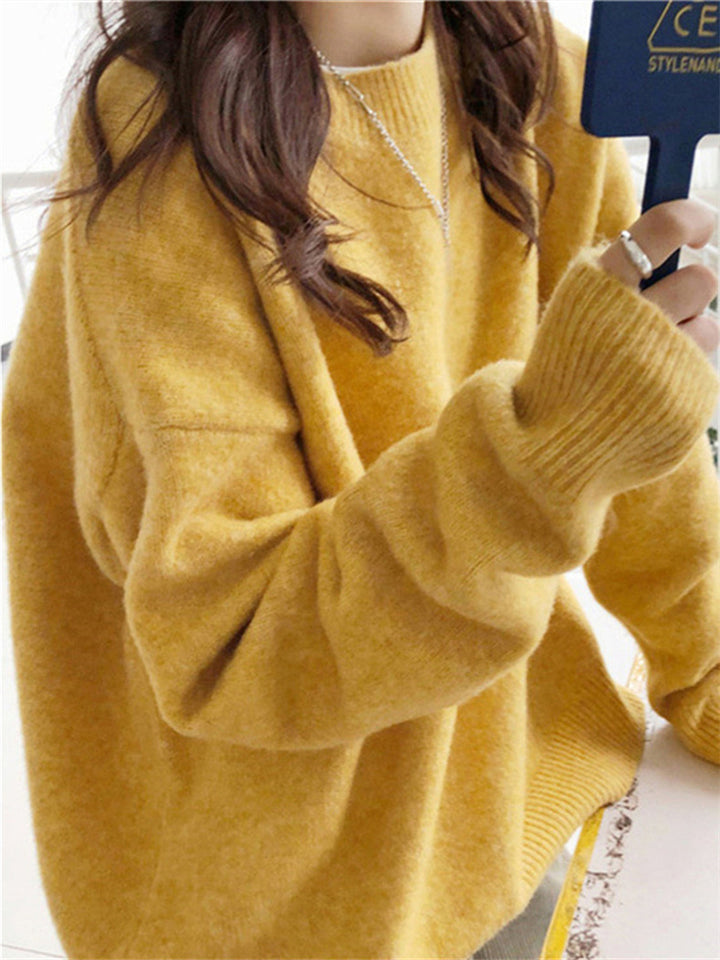 Damen Oversized Strickpullover mit weichem Material und lässigem Schnitt Mirla-Eva Jonsson