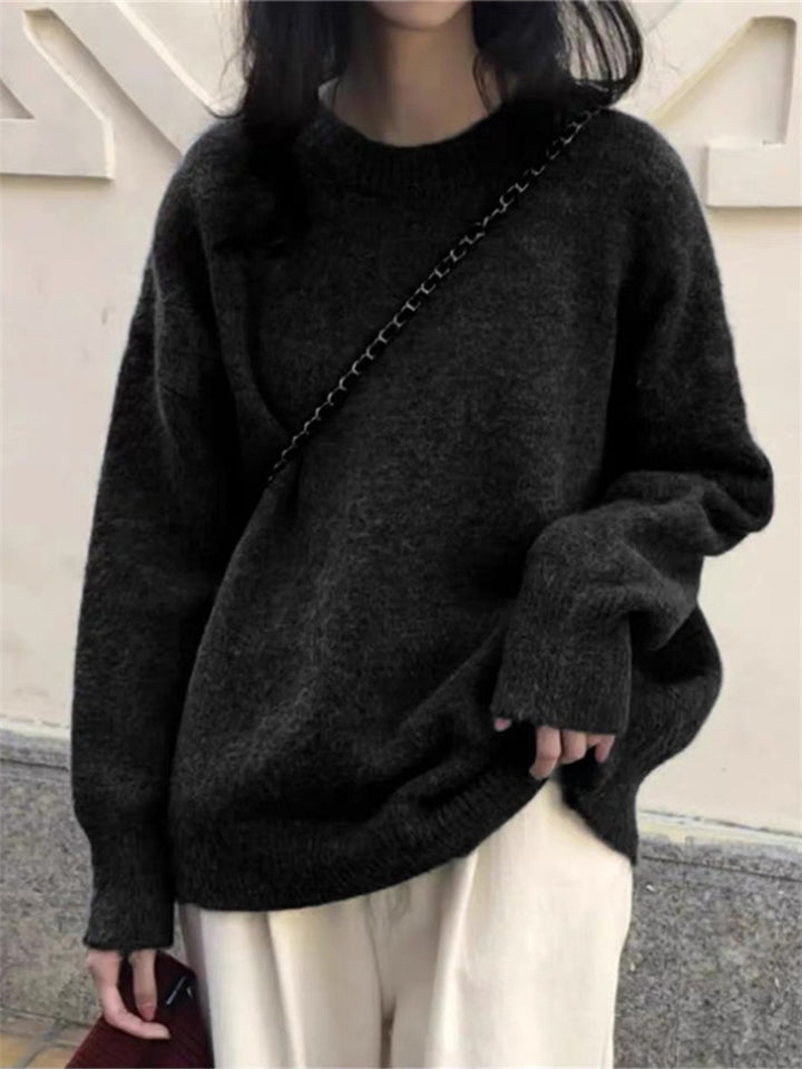 Damen Oversized Strickpullover mit weichem Material und lässigem Schnitt Mirla-Eva Jonsson