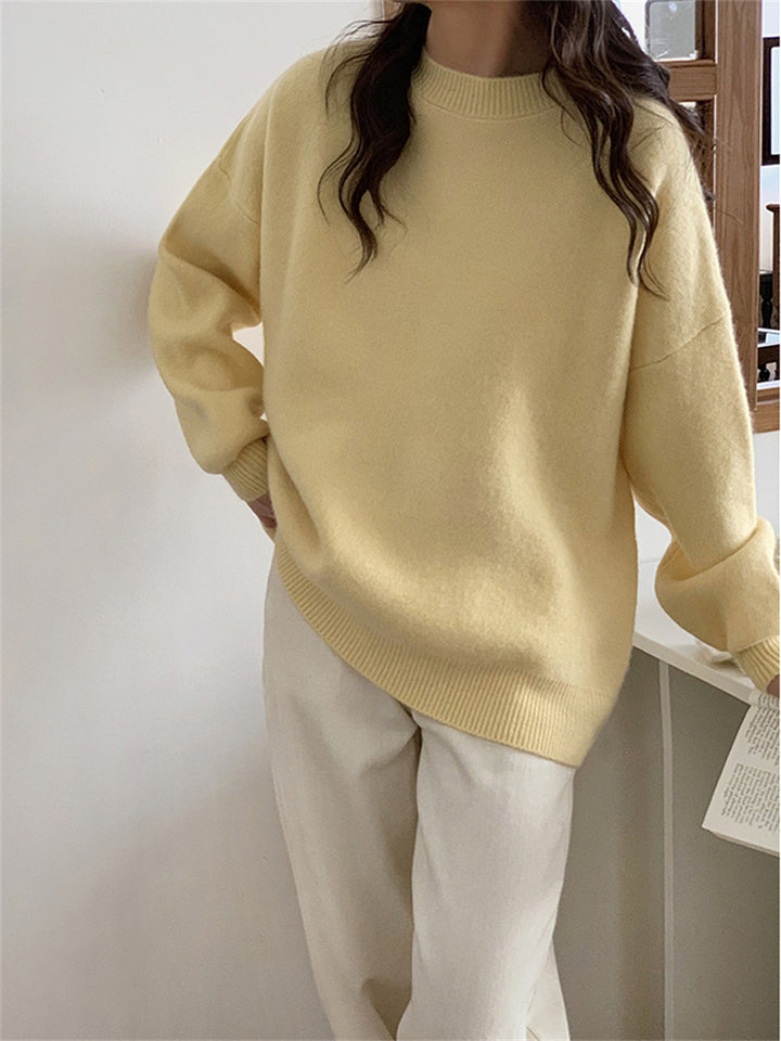 Damen Oversized Strickpullover mit weichem Material und lässigem Schnitt Mirla-Eva Jonsson