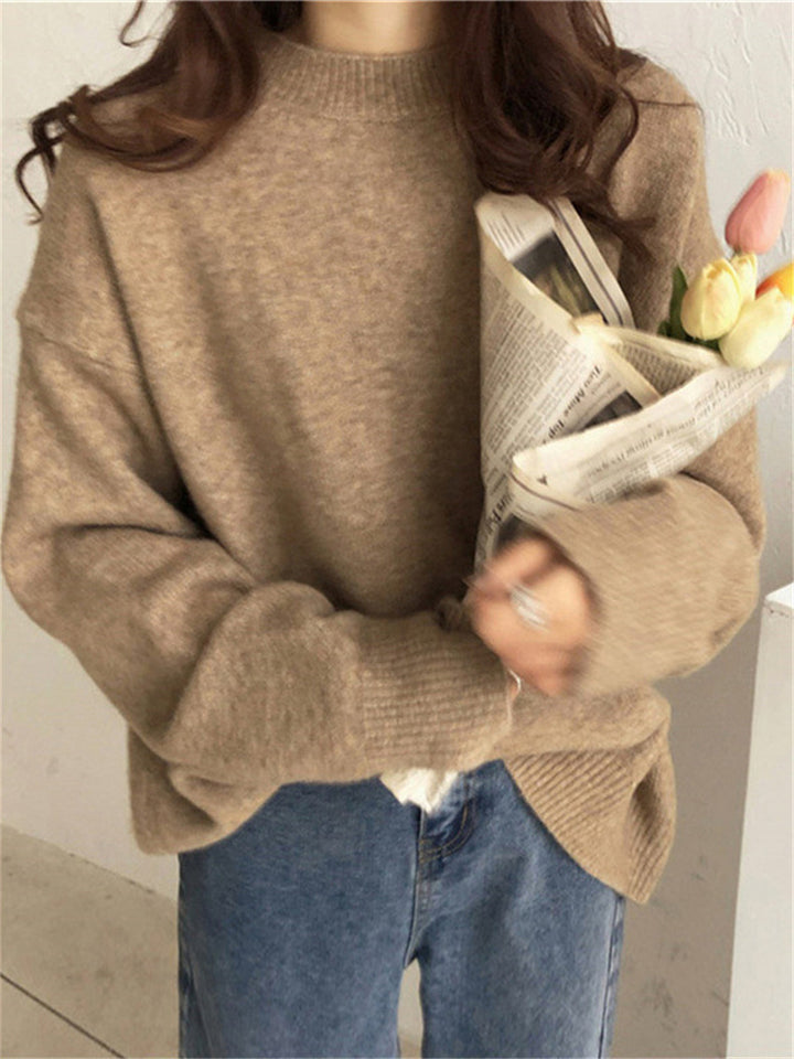 Damen Oversized Strickpullover mit weichem Material und lässigem Schnitt Mirla-Eva Jonsson