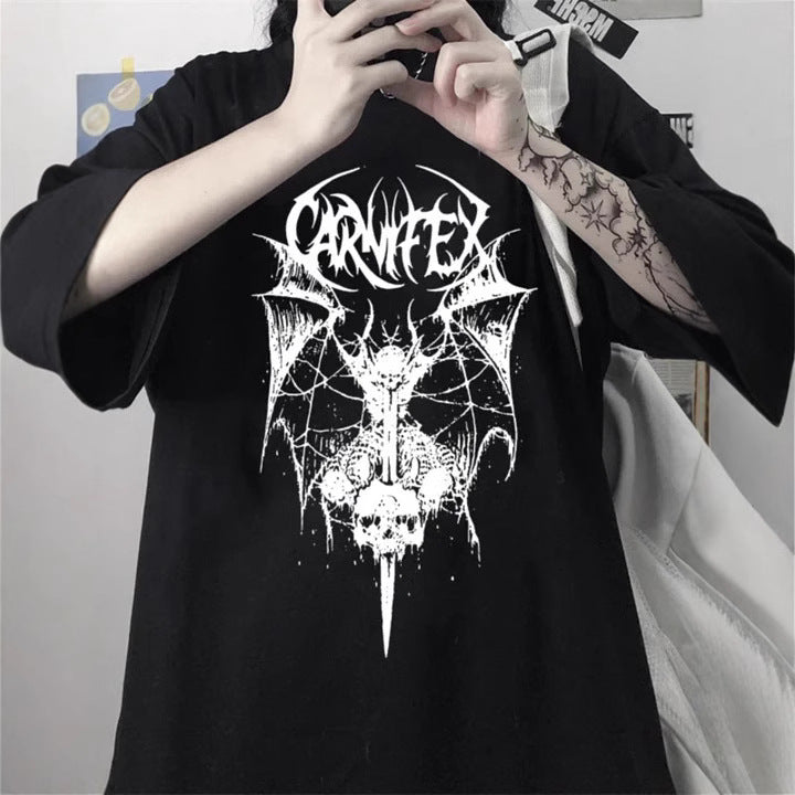 Damen Oversized T-Shirt med dekorativt sløyfemotiv Mirla-Eva Jonsson