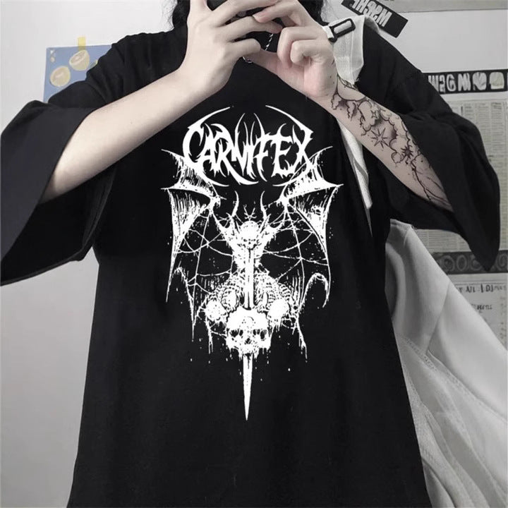 Damen Oversized T-Shirt med dekorativt sløyfemotiv Mirla-Eva Jonsson