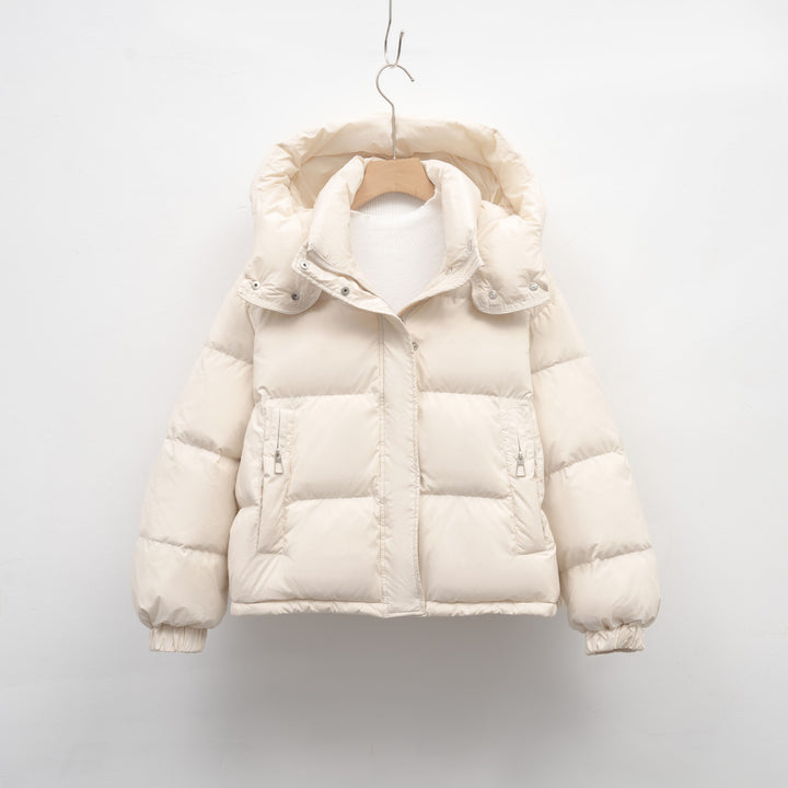 Damen Pufferjacke mit abnehmbarer Kapuze und voluminösem Schnitt Mirla-Eva Jonsson