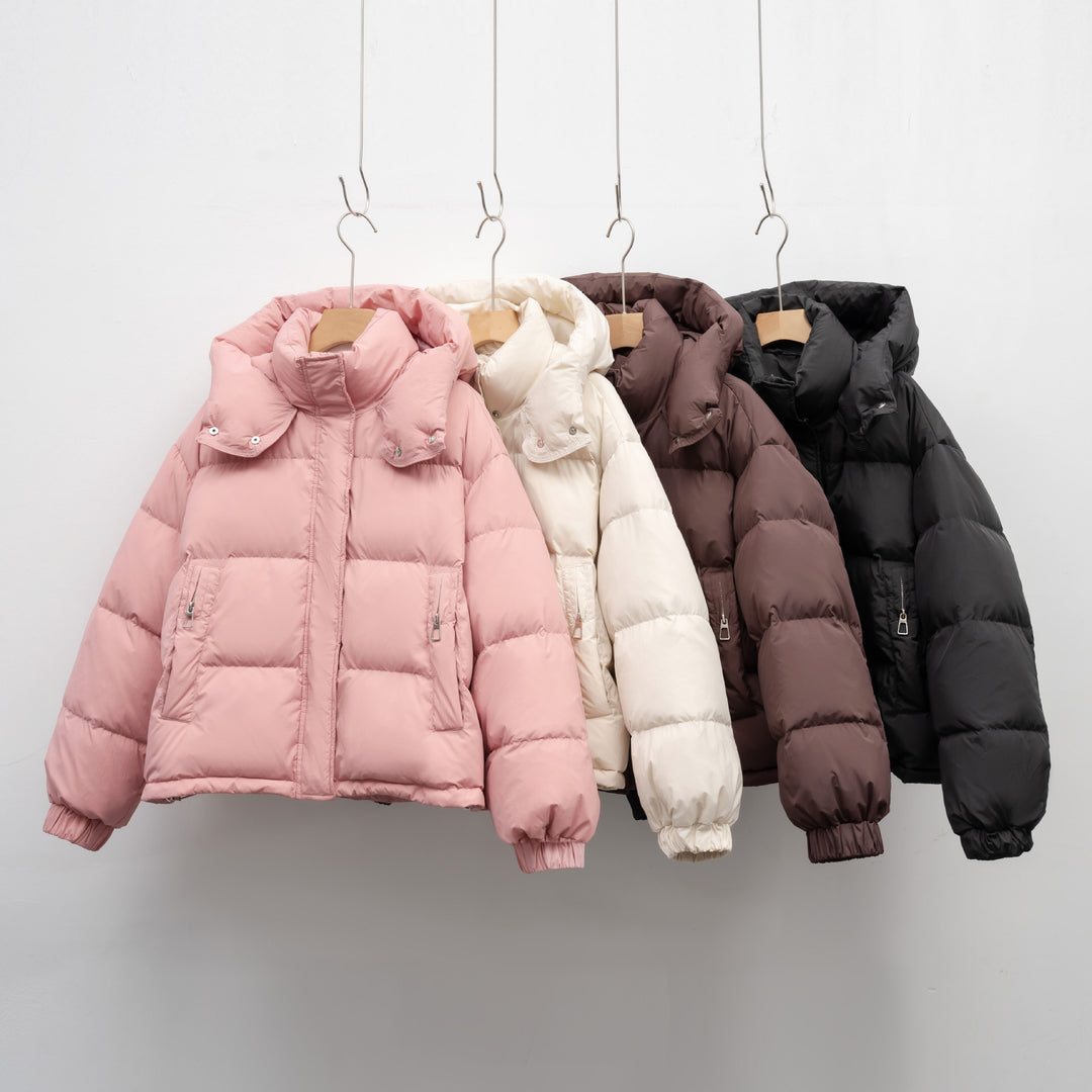 Damen Pufferjacke mit abnehmbarer Kapuze und voluminösem Schnitt Mirla-Eva Jonsson