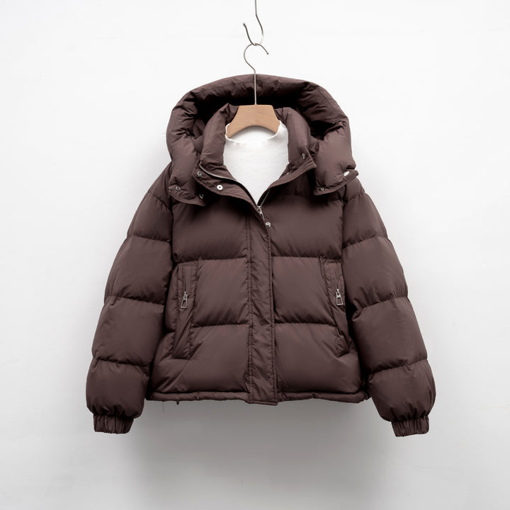 Damen Pufferjacke mit abnehmbarer Kapuze und voluminösem Schnitt Mirla-Eva Jonsson