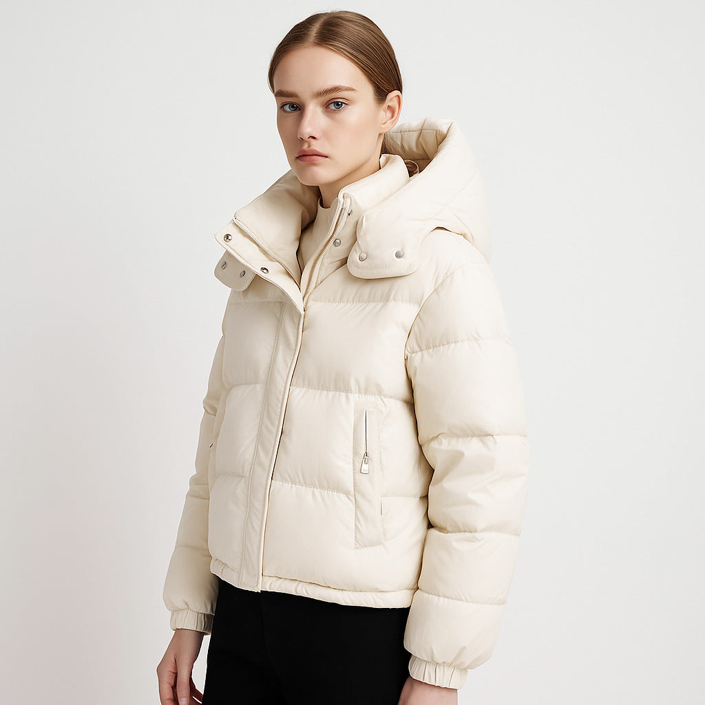 Damen Pufferjacke mit abnehmbarer Kapuze und voluminösem Schnitt Mirla-Eva Jonsson