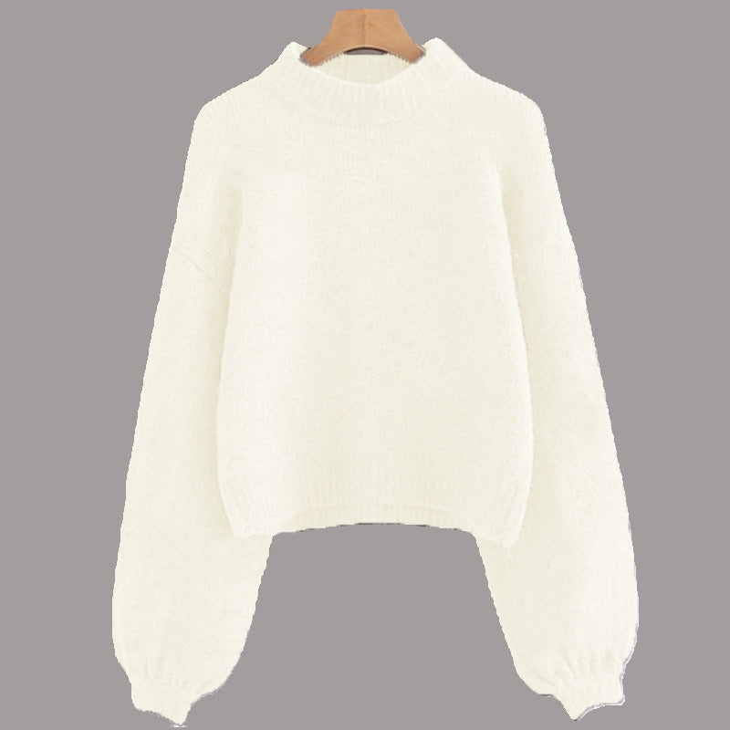 Damen Pullover mit schimmernden Perlendetails und voluminösen Ärmeln Mirla-Eva Jonsson