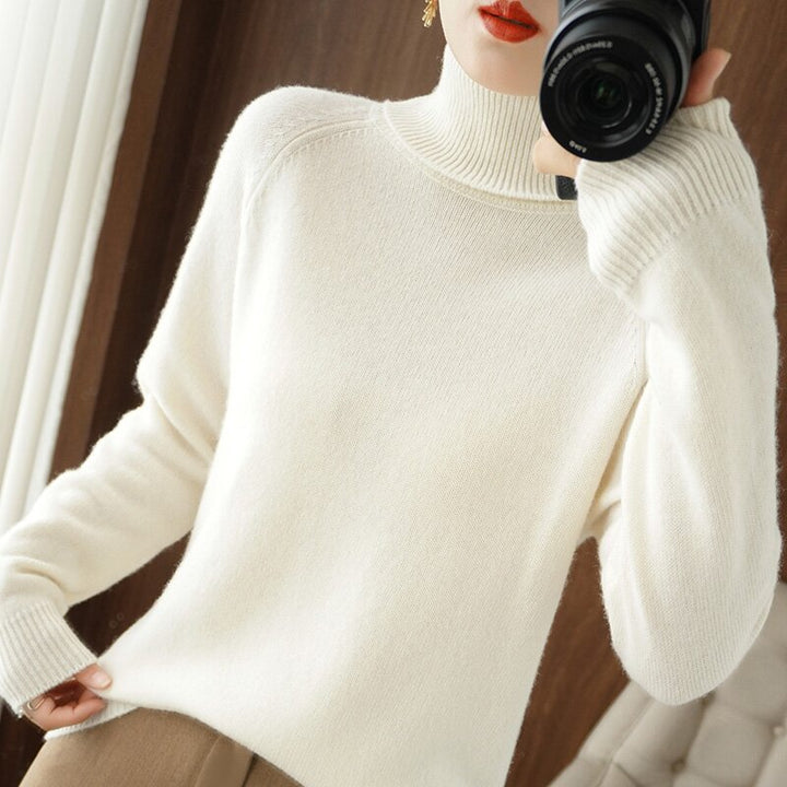 Damen Rollkragenpullover aus weichem Kaschmir Mirla-Eva Jonsson