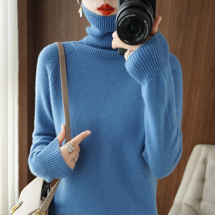 Damen Rollkragenpullover aus weichem Kaschmir Mirla-Eva Jonsson
