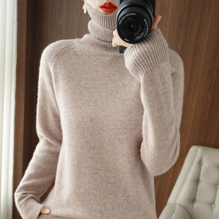 Damen Rollkragenpullover aus weichem Kaschmir Mirla-Eva Jonsson
