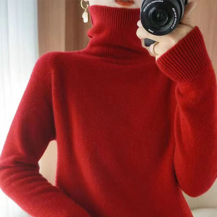 Damen Rollkragenpullover aus weichem Kaschmir Mirla-Eva Jonsson