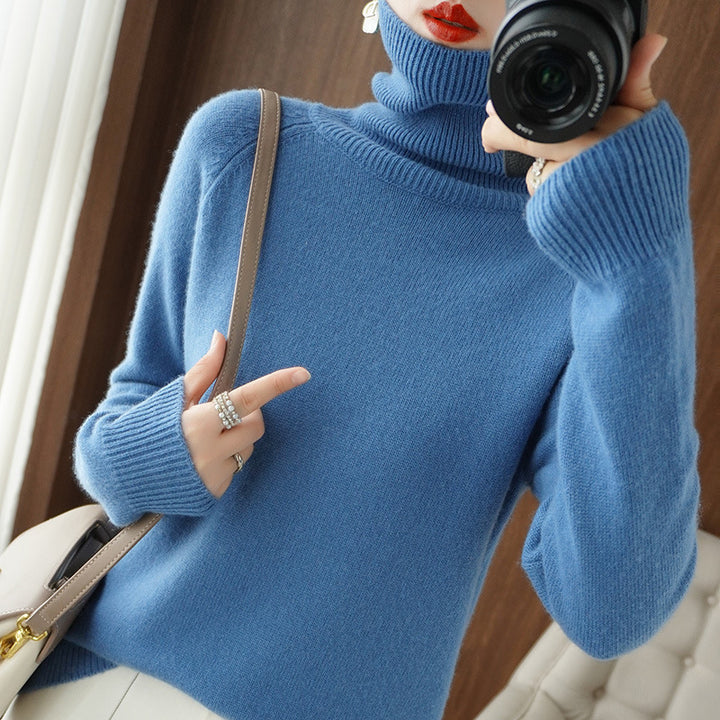 Damen Rollkragenpullover aus weichem Kaschmir Mirla-Eva Jonsson
